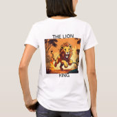 Flaming Majesty - Lion's Roar T-shirt (Achterkant)