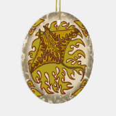 Flaming Manta Ray ornament (Rechts)