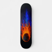 Flaming Meteor Persoonlijk Skateboard (Voorkant)