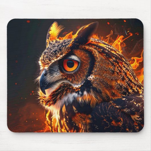 Flaming owl muismat (Voorkant)