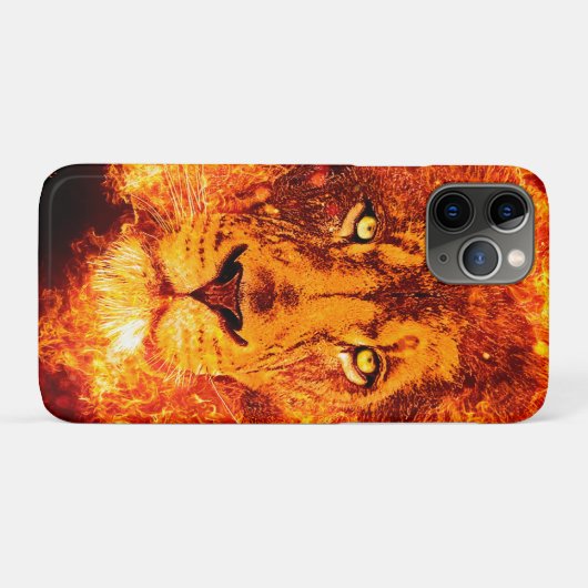 Flaming Pentecost Lion uit Judah Case-Mate iPhone Case (Achterkant (horizontaal))