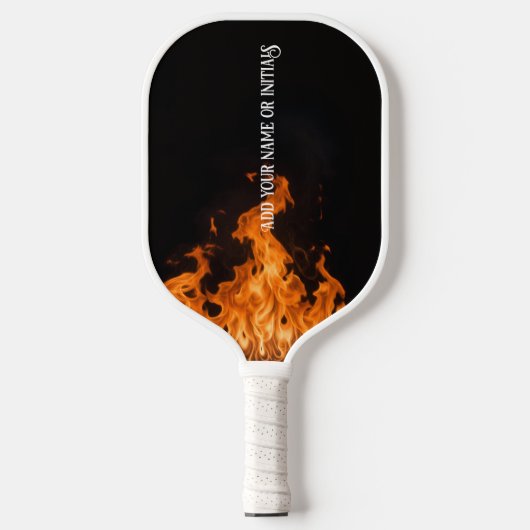 Flaming  pickleball paddle (Voorkant)