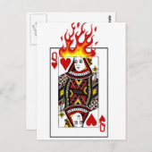 Flaming Queen Briefkaart (Voorkant / Achterkant)