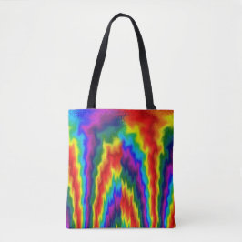 Flaming Rainbow Tote Bag