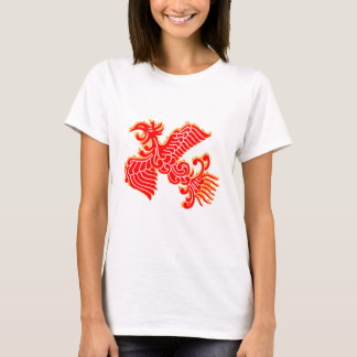 Flaming Red Phoenix T-shirt