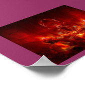 Flaming Regeboorte Poster (Hoek)