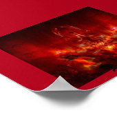 Flaming Regeboorte Poster (Hoek)