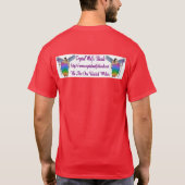 Flaming Regeboorte T-shirt (Achterkant)