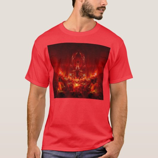 Flaming Regeboorte T-shirt (Voorkant)