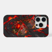 Flaming Skull Dice - High Stakes Rebel Graphic iPhone Hoesje (Achterkant horizontaal)