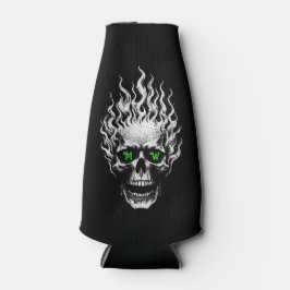 Flaming Skull Personalized Flesjeskoeler