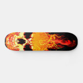 Flaming Skull Skateboard (Horizontaal)