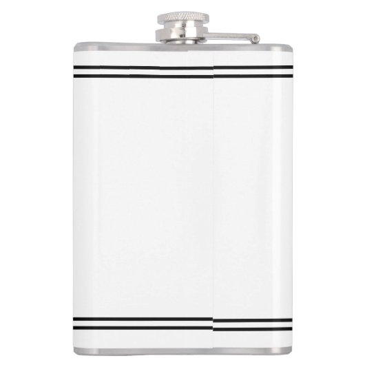 Flaming Skulls Personalized Heupfles (Achterkant)