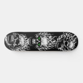 Flaming Skulls Personalized Persoonlijk Skateboard (Horizontaal)