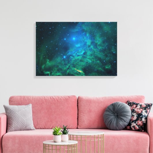 Flaming Star Nebula Canvas Afdruk (Insitu (Woonkamer))