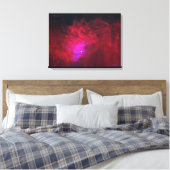 Flaming Star Nebula IC405 Canvas Afdruk (Insitu (Slaapkamer))
