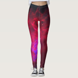 Flaming Star Nebula Leggings
