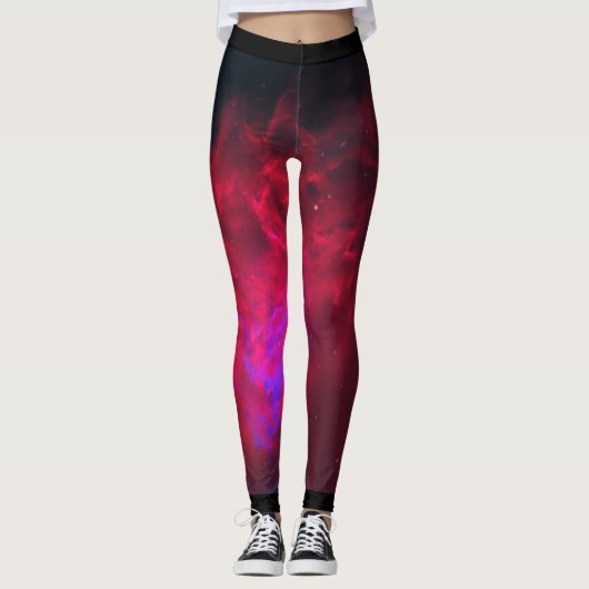 Flaming Star Nebula Leggings (Voorkant)