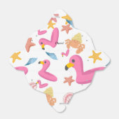 Flaming summer party bedankdoosjes (Uitgevouwen)