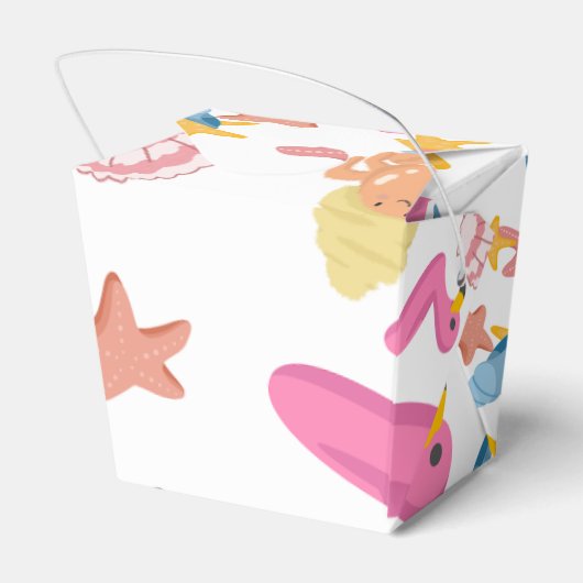 Flaming summer party bedankdoosjes (Achterkant)