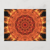 Flaming Sun Briefkaart (Voorkant)