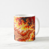 Flaming Sun - Fractal Koffiemok (Voorkant rechts)