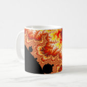 Flaming Sun - Fractal Koffiemok (Voorkant links)
