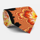 Flaming Sun - Fractal Stropdas (Opgerold)