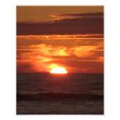 Flaming Sunset Foto Afdruk (Voorkant)