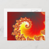 Flaming Tentacle - Fractal Art Briefkaart (Voorkant / Achterkant)