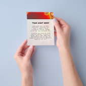 Flaming Tentacle - Fractal Art Flyer (Hand)