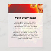 Flaming Tentacle - Fractal Art Flyer (Voorkant)