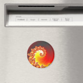 Flaming Tentacle - Fractal Art Magneet (Insitu (Vaatwasser))