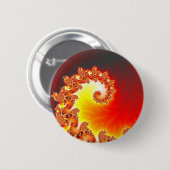 Flaming Tentacle - Fractal Art Ronde Button 5,7 Cm (Voorkant /achterkant)