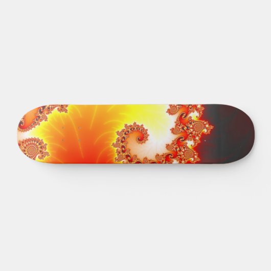 Flaming Tentacle - Fractal Art Skateboard (Horizontaal)