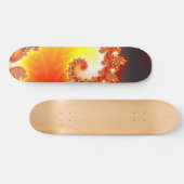 Flaming Tentacle - Fractal Art Skateboard (Horizontaal)