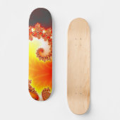 Flaming Tentacle - Fractal Art Skateboard (Voorkant)