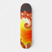 Flaming Tentacle - Fractal Art Skateboard (Voorkant)