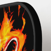 Flaming Tiger Monogram Pickleball Paddle (Links Detail)