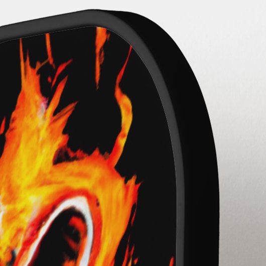 Flaming Tiger Monogram Pickleball Paddle (Links Detail)