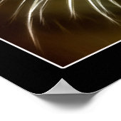 Flaming Tiger Poster (Hoek)