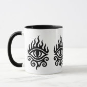 Flaming Tribal Eye - Power and Vision Tattoo T-shi Mok (Links)