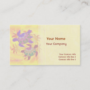 Flaming Turtles Business Card Template Visitekaartje