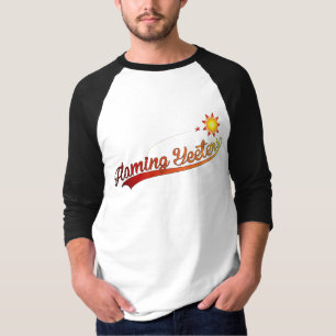 Flaming Yeters Raglan T-Shirt