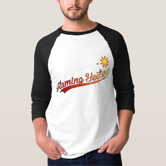 Flaming Yeters Raglan T-Shirt (Voorkant)