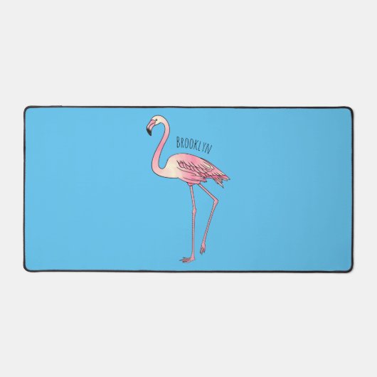 Flamingantia cartoon illustratie bureaumat (Voorkant)