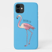 Flamingantia cartoon illustratie Case-Mate iPhone case (Achterkant)