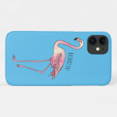Flamingantia cartoon illustratie Case-Mate iPhone case (Achterkant (horizontaal))