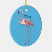 Flamingantia cartoon illustratie keramisch ornament (Rechts)