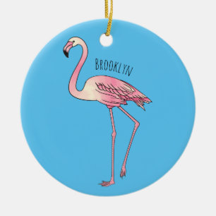Flamingantia cartoon illustratie keramisch ornament